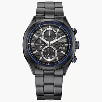 CITIZEN Eco-Drive cronografo orologio acciaio CA0438-52E 41mm