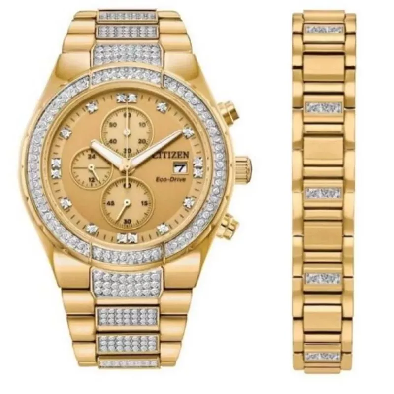 CITIZEN Eco-Drive Orologio cronografo acciaio inox CA0752-66P 41mm