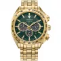 CITIZEN Eco-Drive Orologio cronografo CA4542-59X 43mm acciaio inox quadrante verde