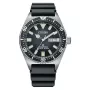 CITIZEN orologio subacqueo da uomo automatico NY0120-01E 41mm quadrante nero cinturino in gomma nero