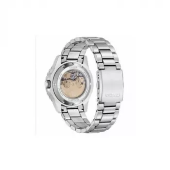 CITIZEN Orologio da uomo subacqueo automatico NJ0170-83Z 43mm quadrante arancione acciaio inox