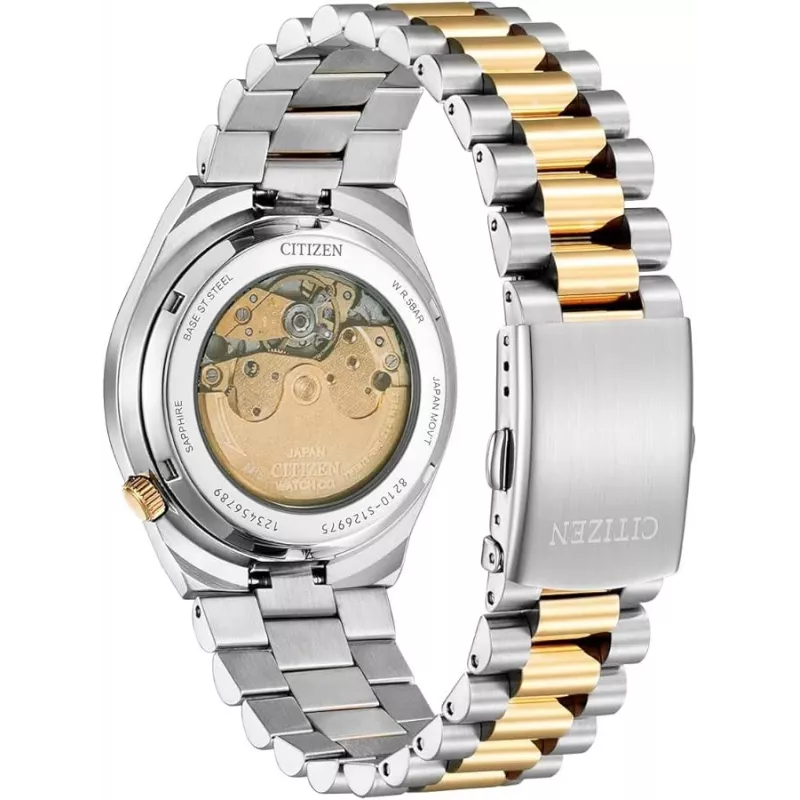 CITIZEN Orologio automatico uomo NJ0154-80H 40mm acciaio inox quadrante grigio