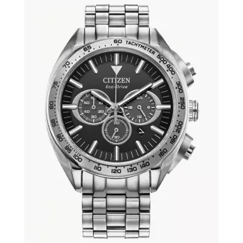 CITIZEN orologio uomo Eco-Drive cronografo CA4540-54E 43mm acciaio inox