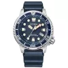 CITIZEN orologio subacqueo da uomo Eco-Drive BN0151-17L 44mm quadrante blu cinturino in poliuretano blu