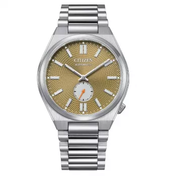 CITIZEN Orologio automatico da uomo NK5010-51X 40mm quadrante verde acciaio inox