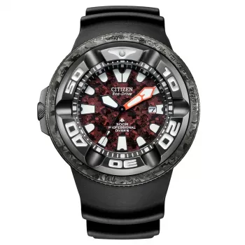 CITIZEN Promaster Diver Eco-Drive orologio uomo BJ8059-03Z 48mm quadrante verde cinturino in poliuretano verde