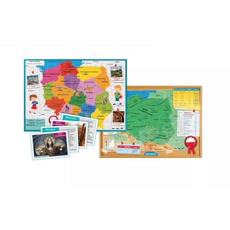 Clementoni Gioco educativo Scopri la Polonia Imparare giocando lingua polacca 50776