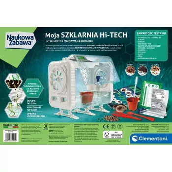 Clementoni Scientific Fun - High-Tech Greenhouse Lab: esperimenti botanici