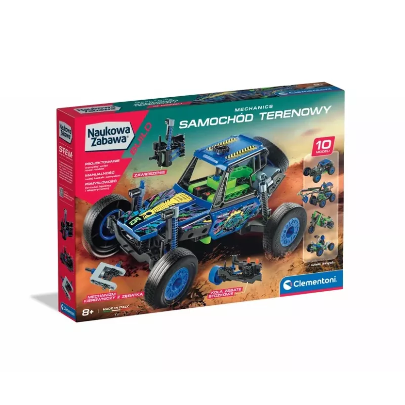 Clementoni Scientific Fun Laboratorio di meccanica auto off-road 50918