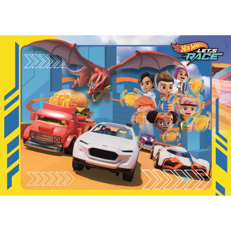 Clementoni Super Color Puzzle 30 pezzi Hot Wheels 20284