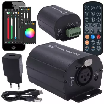 Chromateq CLUB 512 Interfaccia controller DMX con telecomando