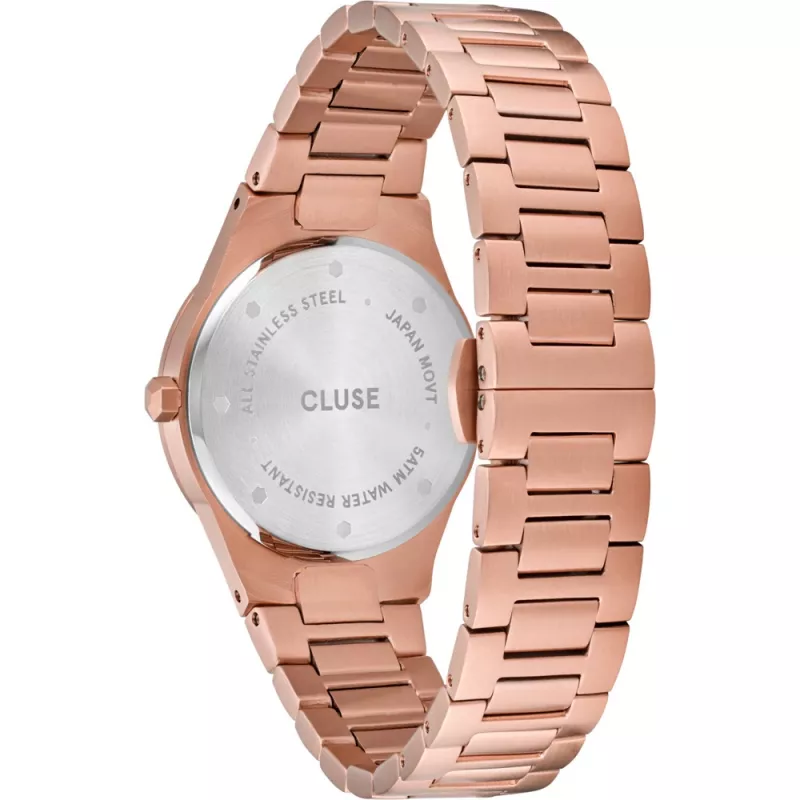 CLUSE Minuit Orologio donna 33 mm oro rosa acciaio inox mesh