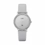 CLUSE Minuit orologio da donna 33 mm oro rosa acciaio inox pelle grigia