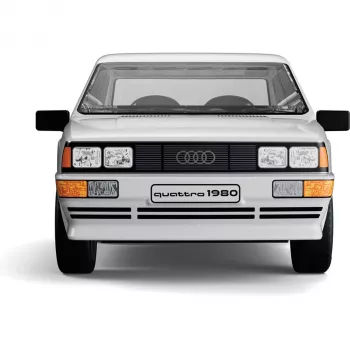 Cobi Audi Quattro 1980 bianco scala 1:35 set di costruzioni
