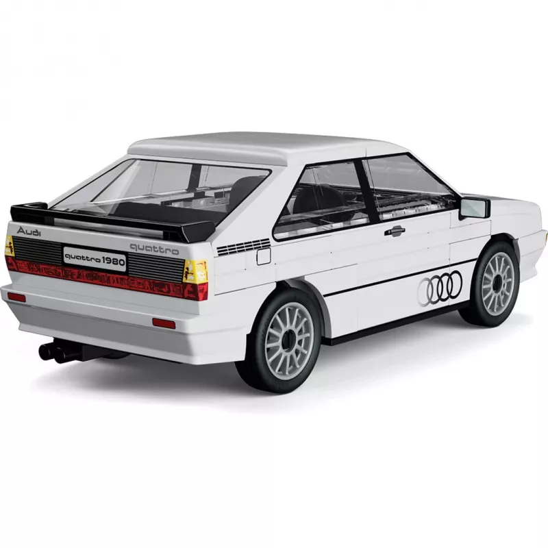 Cobi Audi Quattro 1980 bianco scala 1:35 set di costruzioni