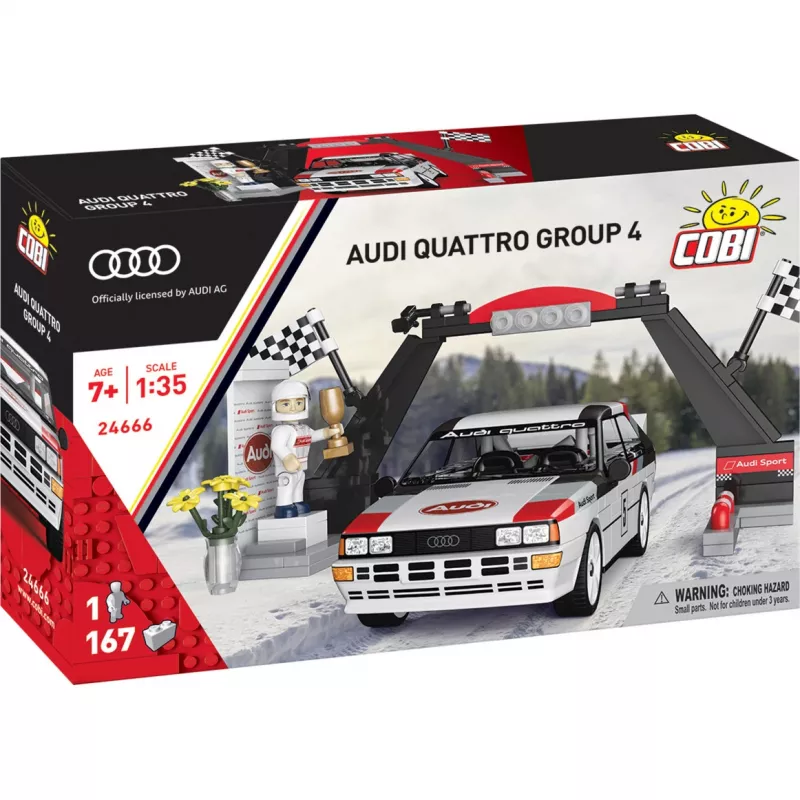 Cobi Audi Quattro Group 4 set di costruzioni (scala 1:35, 240 pezzi)
