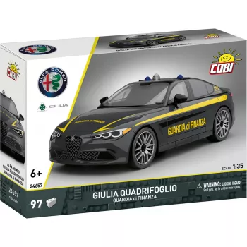 Cobi modello a mattoncini Alfa Romeo Giulia Quadrifoglio Guardia di Finanza 1:35
