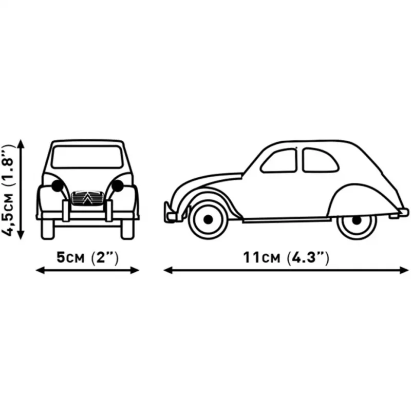 COBI Citroen Type H bisarca e 2CV Type AZ (scala 1:35)