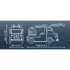 COBI Citroen Type H Pompiers (scala 1:35) kit modello in plastica
