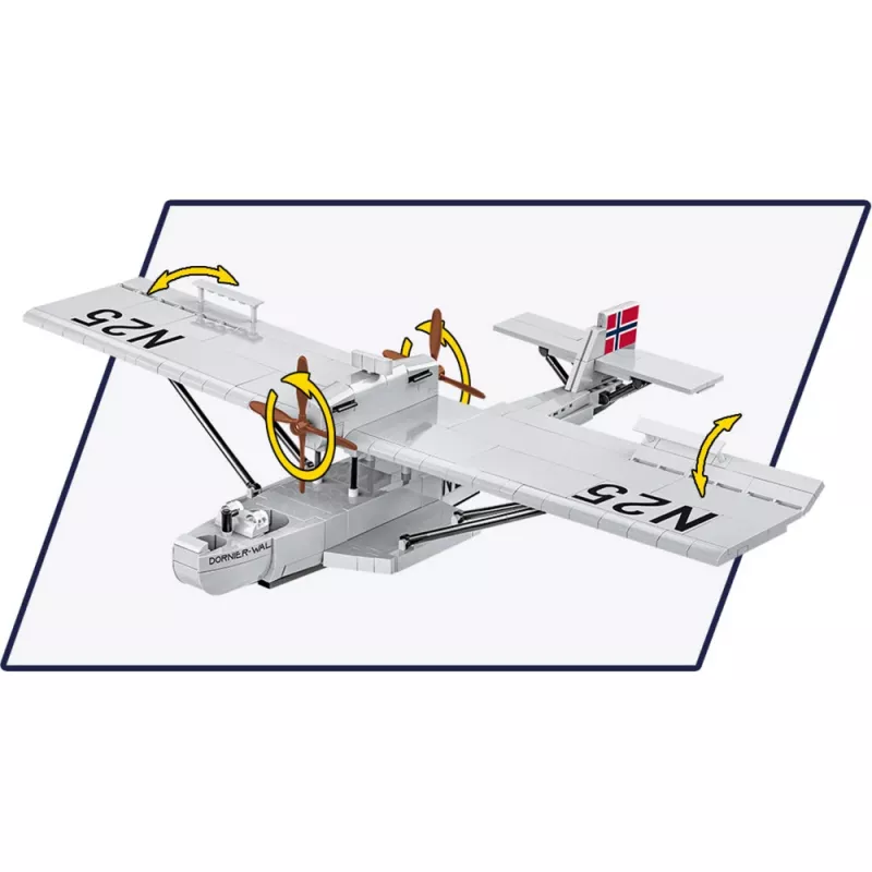 COBI Dornier Do J Wal Amundsen 1:72 kit di montaggio in plastica