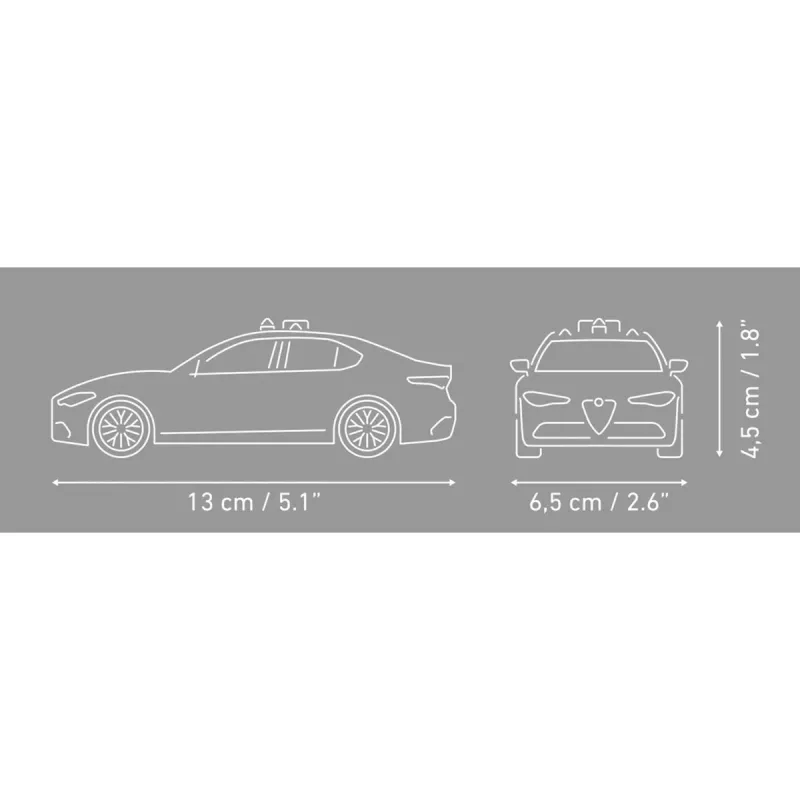 Cobi Giulia Quadrifoglio Carabinieri set costruzioni 1:35