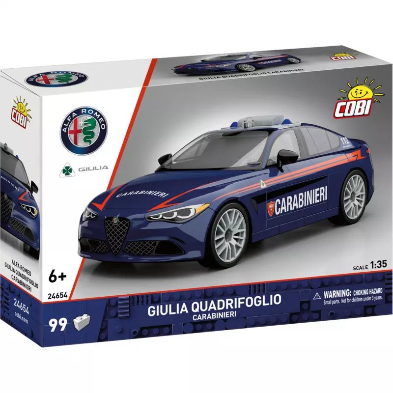 Cobi Giulia Quadrifoglio Carabinieri set costruzioni 1:35