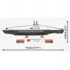 COBI HNoMS Uredd (P-41) sottomarino classe U kit modello scala 1:300