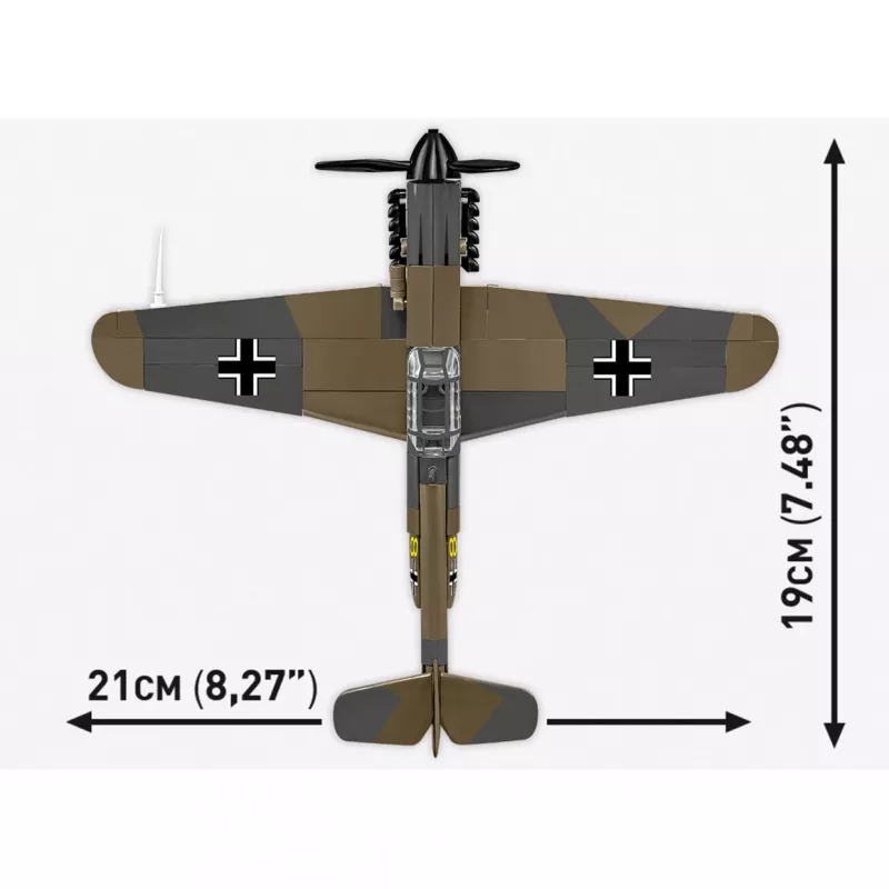 COBI Messerschmitt BF-109F kit di montaggio in plastica 1:48
