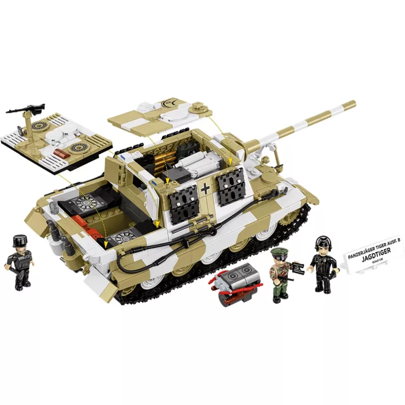 COBI Panzerjäger Tiger Ausf. B Jagdtiger set di costruzioni (1371 pezzi)