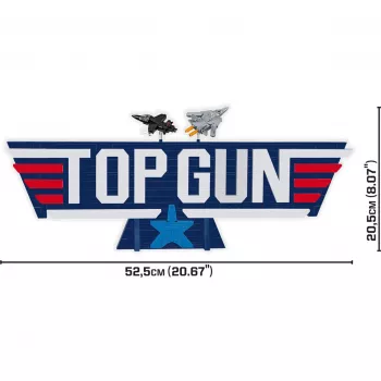 COBI Top Gun Logo F-14 Tomcat aereo da combattimento costruzioni 732 pezzi