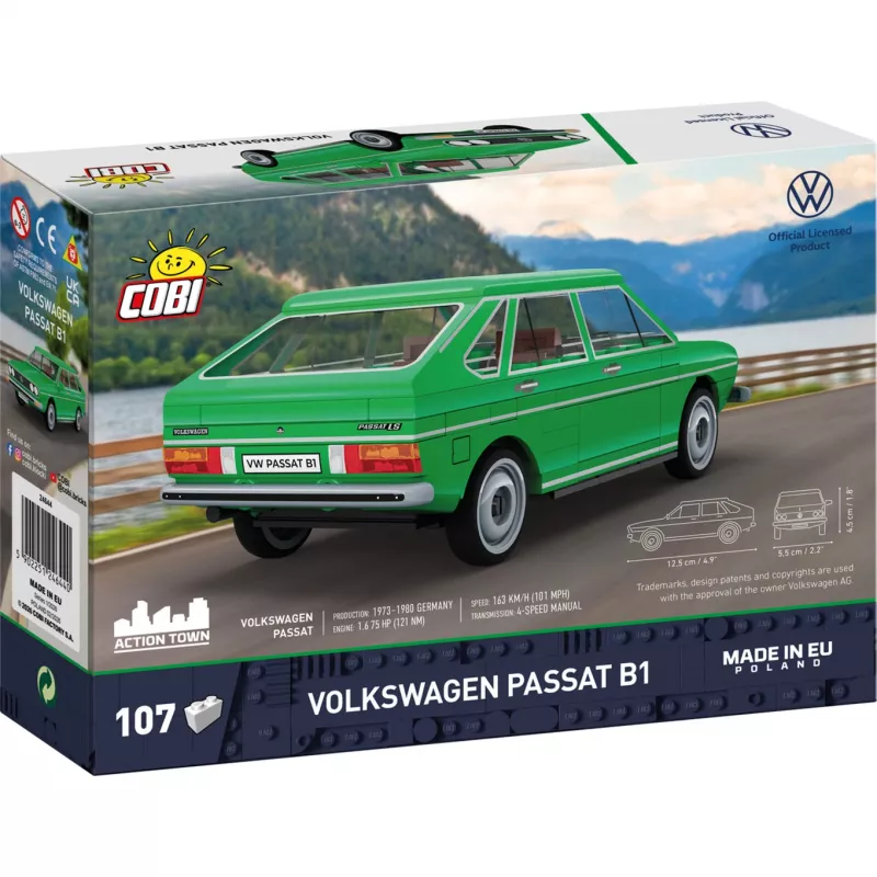 COBI Volkswagen Passat B1 (verde, scala 1:35) set di costruzioni