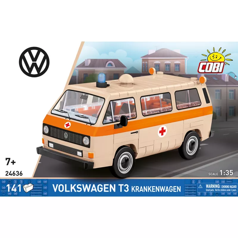 COBI Volkswagen T3 Ambulance kit modello in plastica 1:35