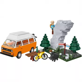 COBI Volkswagen T3 Camper Van modello die-cast 1:25 - rosso