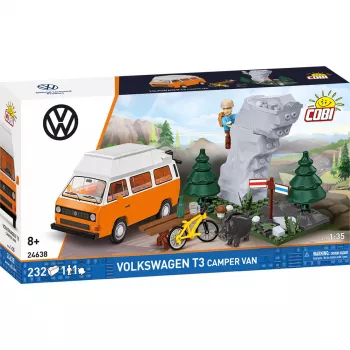 COBI Volkswagen T3 Camper Van modello die-cast 1:25 - rosso