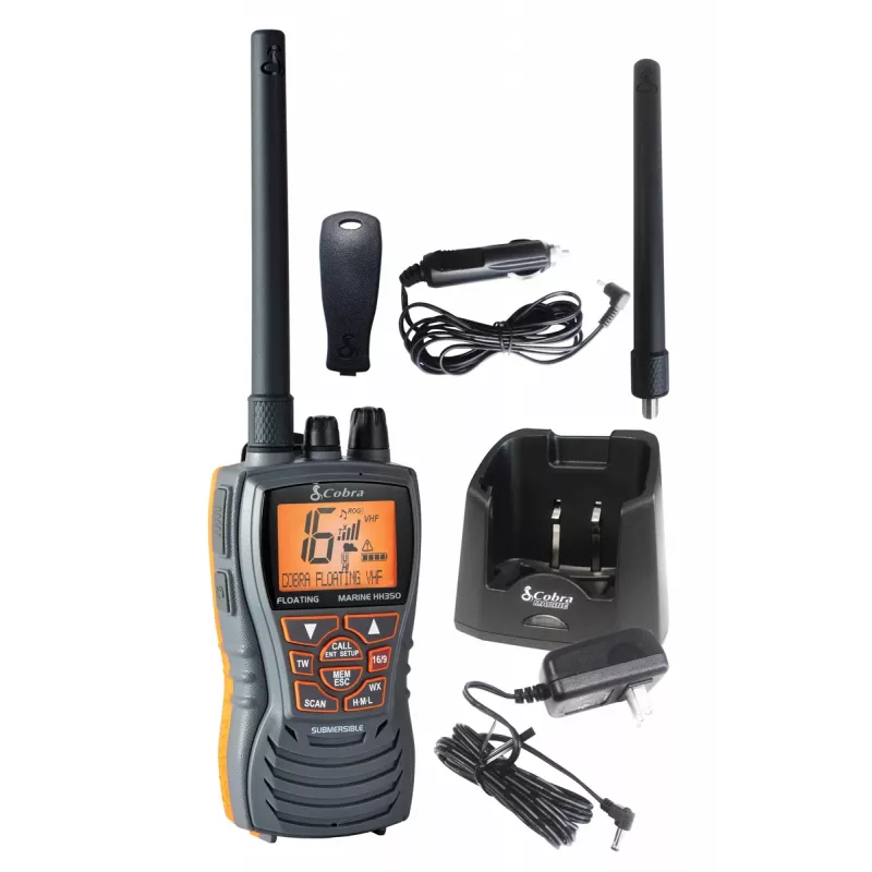 Cobra HH350 Radio VHF marina con Bluetooth e impermeabile IPX7