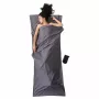 Cocoon CT44 Light Travel sacco lenzuolo – rettangolare, 220 x 90 cm, 100% cotone, Elephant Grey
