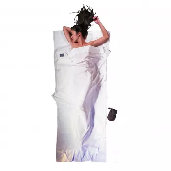 Cocoon ECT13 Light Travel sacco lenzuolo rettangolare, 220 x 90 cm, 100% cotone, naturale