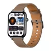 COLMI C28 Smartwatch – nero + cinturino in pelle marrone