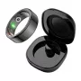 COLMI R02 Smart Ring, taglia 9, 18,9 mm (nero) + custodia di ricarica