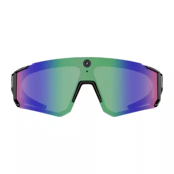 COLMI V06 AI occhiali da sole sportivi (nero con lenti blu)