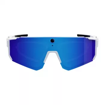 COLMI V06 AI occhiali da sole sportivi bianchi con lenti blu