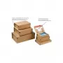 ColomPac CP 066.02 scatola da spedizione SM, marrone, dimensioni interne 215 x 155 x 43 mm, autoadesiva