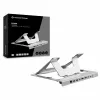 Conceptronic DONN35S Supporto per laptop con docking station USB-C 7 in 1, Dual-HDMI 4K60Hz, GbE, USB-C 5Gbps, 2x USB-A, 100W PD, argento