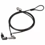 Lucchetto per laptop Conceptronic NBT Nano-Lock Dual, 4 cifre, cavo in acciaio 1,8 m, nero/argento