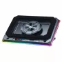 Conceptronic THYIA03B base di raffreddamento per laptop USB-C con supporto per smartphone, RGB, 12V