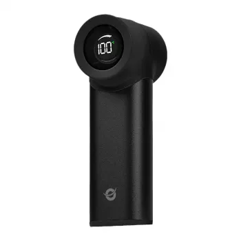 Conceptronic ventilatore a mano Turbo, USB-C a USB-A, alluminio, 5V, nero