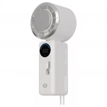 CONCEPTRONIC Turbo ventaglio portatile con piastra di raffreddamento, crema