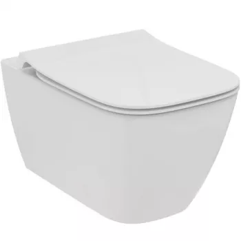 Connect Air WC sospeso con sedile Soft-Close, risciacquo Aquablade, bianco