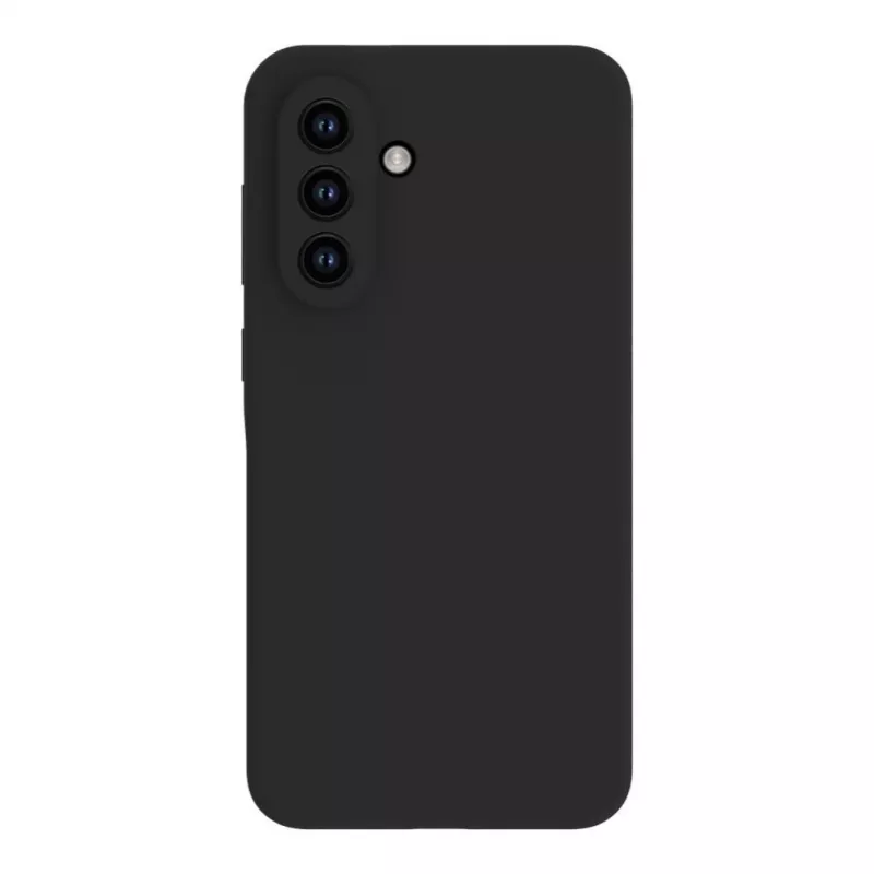 Connect custodia in silicone Soft Touch Premium Quality per Samsung Galaxy A35 5G nero