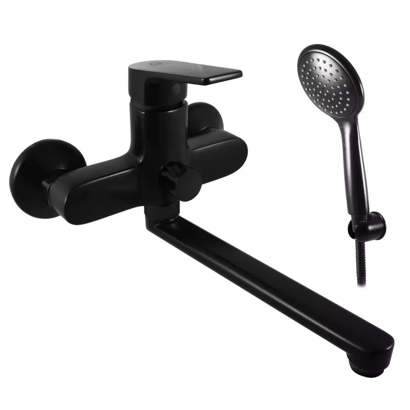 CONTIPRO rubinetto lavabo e vasca nero opaco Colorado